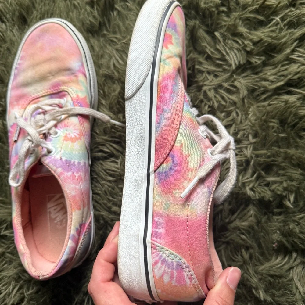Tie Dye VANS Sneakers Women's size 9 - Picture 4 of 8